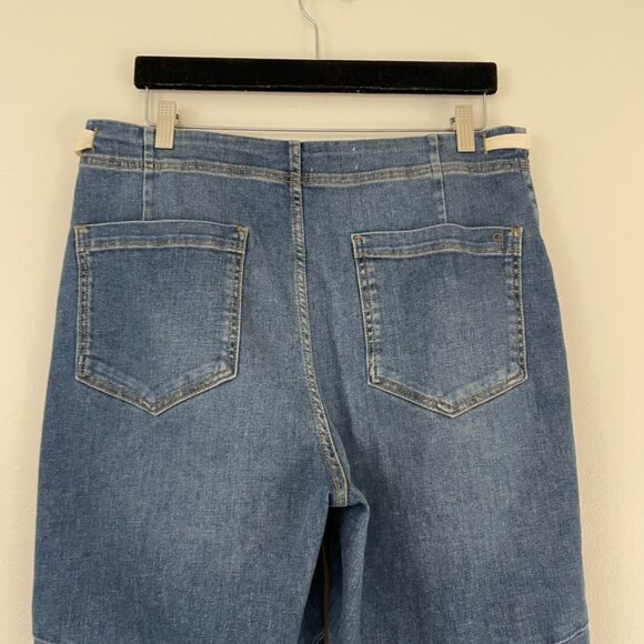 Anthropologie Pilcro The Leni Mid Rise Tapered Barrel Jeans Size 29 - Picture 7 of 7